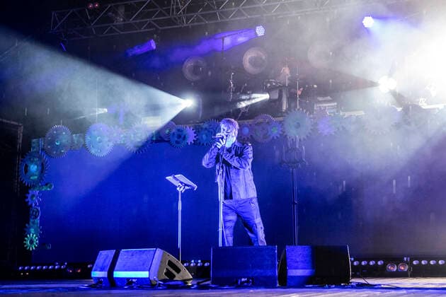 Project Pitchfork live at the Open Air 2020 at the Freilichtbühne Junge Garde Dresden, 25 09 2020 Foto:xM.xWehnertx xFuturexImage