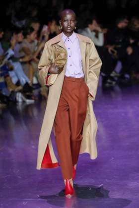 A model walking the runway during the Boss Fall 2020 runway show in Milan - Fall 2020 Runway, Milan Italy  Copyright: xSHOWbitx h_207580839