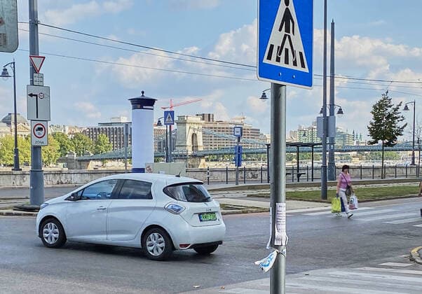 Budapest, Hungary, 24rd September 2020. Renault ZOE electric car