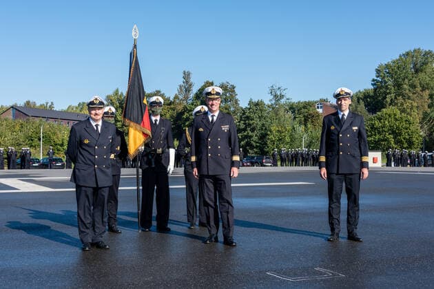 Eckernförde, 29 09 2020 In the naval base Eckernförde the commander of t