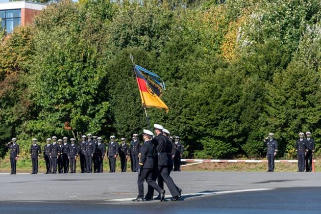 Eckernförde, 29 09 2020 In the naval base Eckernförde the commander of t