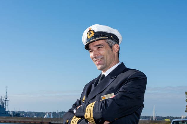 Eckernförde, 29 09 2020 In the naval base Eckernförde the commander of t