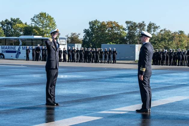 Eckernförde, 29 09 2020 In the naval base Eckernförde the commander of t