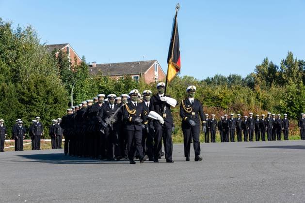 Eckernförde, 29 09 2020 In the naval base Eckernförde the commander of t