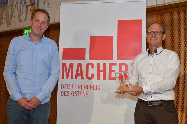 Award ceremony Makers of the East 2020 Nicolas Roehrs, Dr Jens Struckmeier, Cloud Heat Technologies GmbH Dresden The Dresden Start up Cloud Heat Technologies GmbH Award Ceremony, Makers of the East Honorary Award in Berlin on 29 09 2020 Photopress Mueller