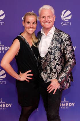 Guido Cantz with his wife Kerstin Ricker at the presentation of the 24 German Comedy Award 2020 in Brainpool TV Studio Cologne Mülheim Cologne, 02 10 2020 Foto:xC.xHardtx xFuturexImage