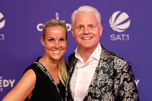 Guido Cantz with his wife Kerstin Ricker at the presentation of the 24 German Comedy Award 2020 in Brainpool TV Studio Cologne Mülheim Cologne, 02 10 2020 Foto:xC.xHardtx xFuturexImage