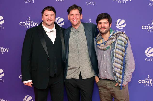 Daniel Zillmann, Schwarz Sebastian and Jasin Challah at the presentation of the 24 German Comedy Award 2020 in Brainpool TV Studio Cologne Mülheim Cologne, 02 10 2020 Foto:xC.xHardtx xFuturexImage