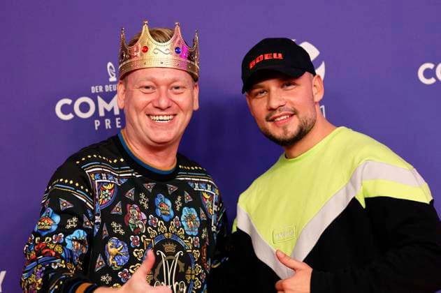 Jens Knossalla and Mark Filatov at the presentation of the 24 German Comedy Award 2020 in Brainpool TV Studio Cologne Mülheim Cologne, 02 10 2020 Foto:xC.xHardtx xFuturexImage