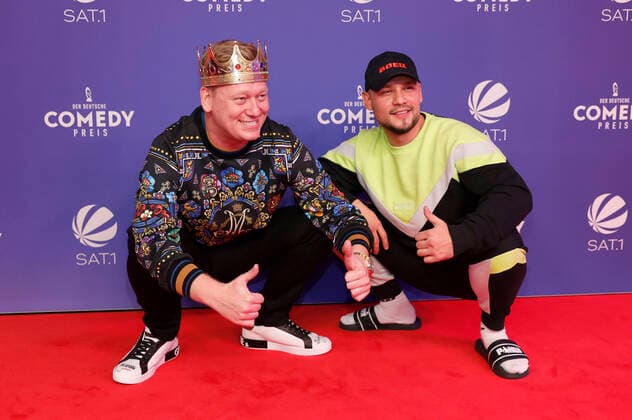 Jens Knossalla and Mark Filatov at the presentation of the 24 German Comedy Award 2020 in Brainpool TV Studio Cologne Mülheim Cologne, 02 10 2020 Foto:xC.xHardtx xFuturexImage
