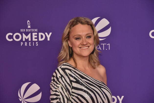 Presenter and comedian Lisa Feller comes to the presentation of the German Comedy Award 2020