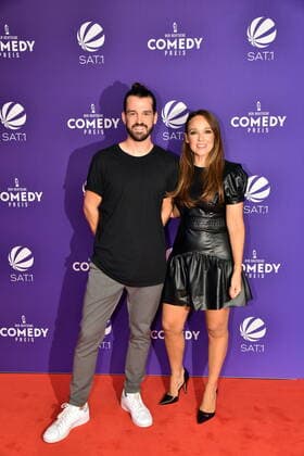 David and Carolin Kebekus come to the presentation of the German Comedy Award 2020