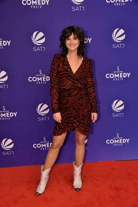 Presenter Marlene Lufen comes to the presentation of the German Comedy Award 2020
