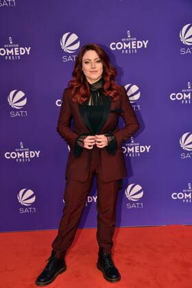 Comedian Tahnee Schaffarczyk comes to the presentation of the German Comedy Award 2020