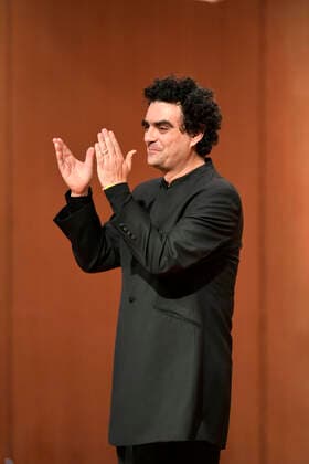 03 10 2020, Classic Festival Bad Wörishofen, Festival of Nations 2020 at the Kurhaus Bad Wörishofen in Allgäu, Gala concert with Rolando Villazon, tenor with Xavier de Maistre, on the harp 03 10 2020, Classic Festival Bad Wörishofen 03 10 2020, Classic Festival Bad Wörishofen