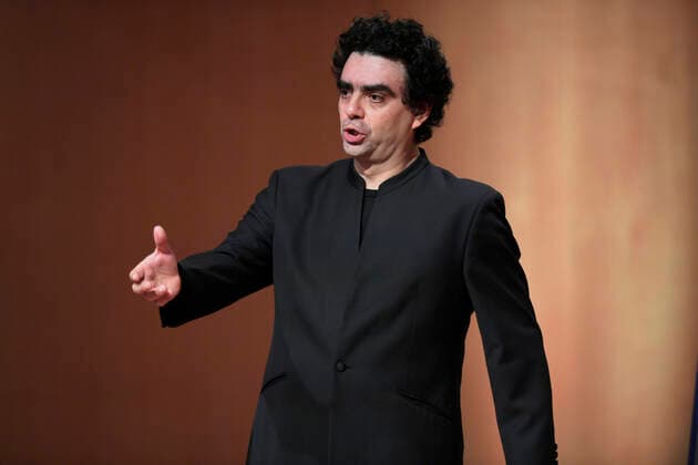 03 10 2020, Classic Festival Bad Wörishofen, Festival of Nations 2020 at the Kurhaus Bad Wörishofen in Allgäu, Gala concert with Rolando Villazon, tenor with Xavier de Maistre, on the harp 03 10 2020, Classic Festival Bad Wörishofen 03 10 2020, Classic Festival Bad Wörishofen