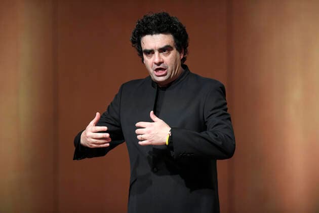 03 10 2020, Classic Festival Bad Wörishofen, Festival of Nations 2020 at the Kurhaus Bad Wörishofen in Allgäu, Gala concert with Rolando Villazon, tenor with Xavier de Maistre, on the harp 03 10 2020, Classic Festival Bad Wörishofen 03 10 2020, Classic Festival Bad Wörishofen