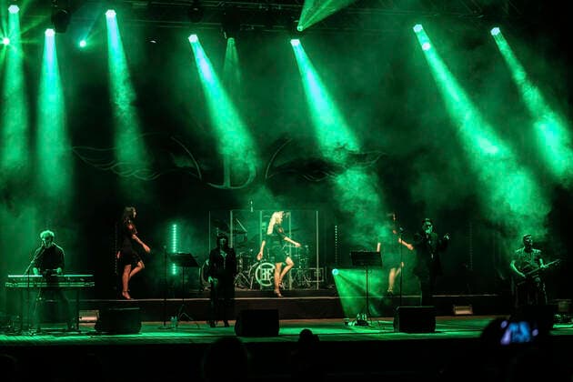 Blutengel live at the We Stay Together Live Open Air 2020 at the Freilichtbühne Junge Garde Dresden, 03 10 2020 Foto:xM.xWehnertx xFuturexImage