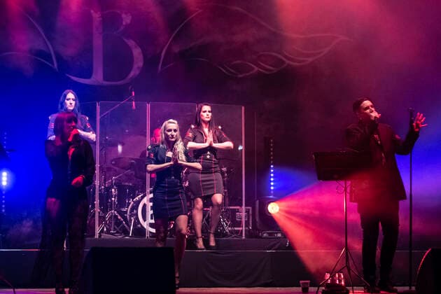 Blutengel live at the We Stay Together Live Open Air 2020 at the Freilichtbühne Junge Garde Dresden, 03 10 2020 Foto:xM.xWehnertx xFuturexImage
