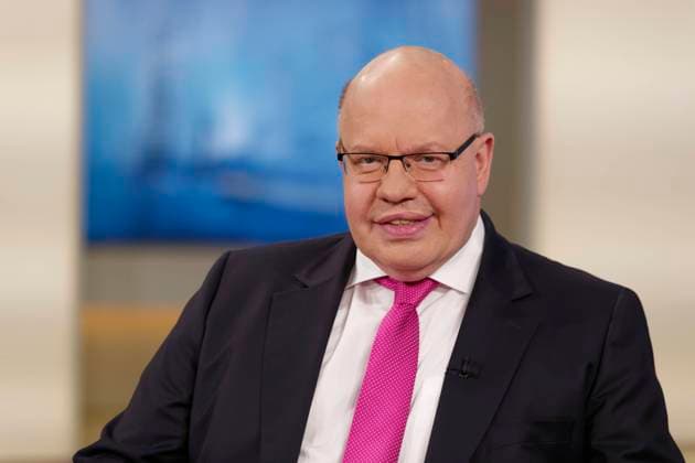 Peter Altmaier 2020 10 04, Berlin, Germany Peter Altmaier CDU , Federal Minister of Economics and Energy, guest of Anne Will on German Televisions First German Television Topic of the political talk show