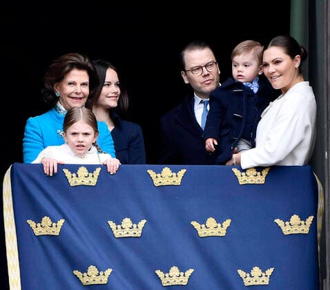 Queen Silvia, Princess Estelle, Princess Sofia, Prince Daniel, Prince Oscar, Crown Princess Victoria, The King s birthday, Royal Palace, Stockholm, 2018 04 30 c Karin Törnblom IBL The Kings Birthday, The Royal Palace, Stockholm, 2018 04 30 Stockholm Sweden Royal Palace Sweden x2377x, Copyright: xKarinxTörnblom TTx The King s birthday, Royal Palace, Stockholm, 2018-04-30