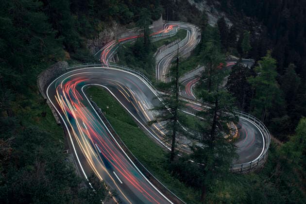 Maloja Pass, Bregaglia, Grisons, Switzerland, Europe *** Maloja Pass, Bregaglia, Grisons, Switzerland, Europe
