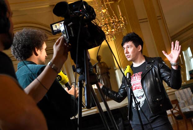The Swedish heavy metal band Ghost, led by singer and songwriter Tobias Forge, receives the Government™s Music Export Prize in Stockholm, Sweden, on October 07, 2020 STOCKHOLM Sweden x10090x,  Copyright: xClaudioxBrescianix xTTx MUSIC EXPORT PRIZE