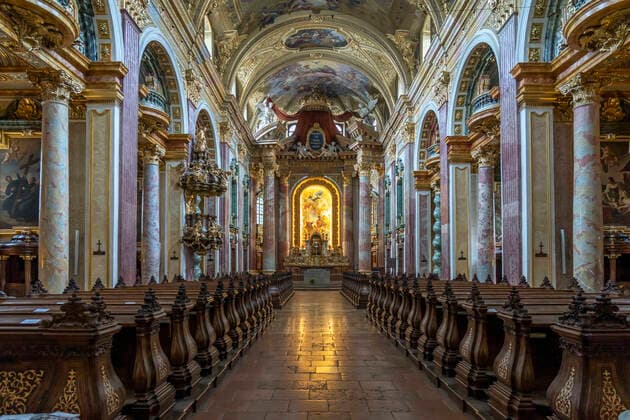 Jesuitenkirche Innenraum der Jesuitenkirche in Wien, Österreich, Europa The Jesuit Church interior in Vienna, Austria, Europe *** Jesuit Church interior of the Jesuit Church in Vienna, Austria, Europe The Jesuit Church interior in Vienna, Austria, Europe