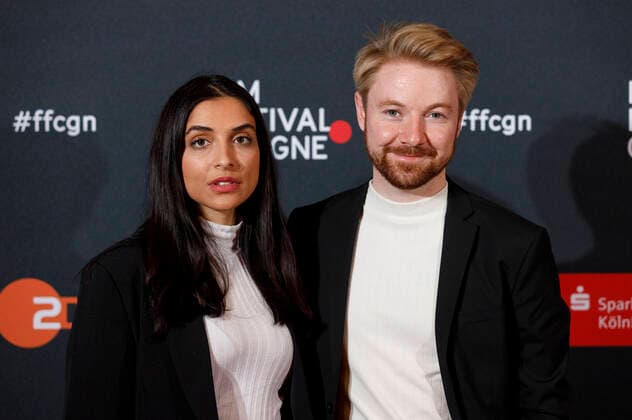 Aylin Öcal and Florian Peter Stübchen at the presentation of the Film Festival Cologne Awards 2020 at the 30 Film Festival Cologne 2020 in the Palladium Cologne, 08 10 2020 Foto:xC.xHardtx xFuturexImage