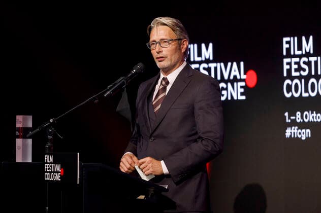 Mads Mikkelsen at the presentation of the Film Festival Cologne Awards 2020 at the 30 Film Festival Cologne 2020 in the Palladium Cologne, 08 10 2020 Foto:xC.xHardtx xFuturexImage
