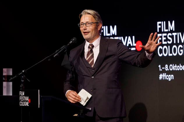 Mads Mikkelsen at the presentation of the Film Festival Cologne Awards 2020 at the 30 Film Festival Cologne 2020 in the Palladium Cologne, 08 10 2020 Foto:xC.xHardtx xFuturexImage