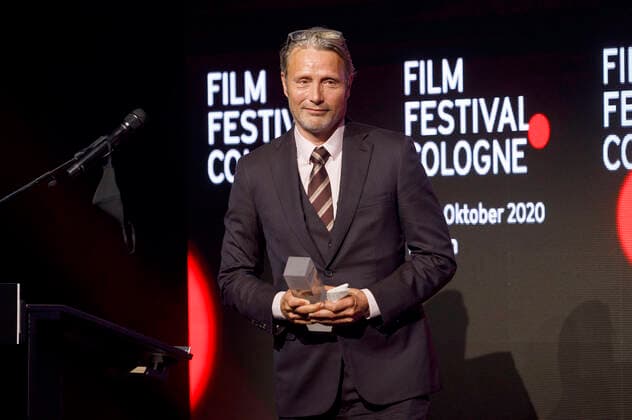 Mads Mikkelsen at the presentation of the Film Festival Cologne Awards 2020 at the 30 Film Festival Cologne 2020 in the Palladium Cologne, 08 10 2020 Foto:xC.xHardtx xFuturexImage
