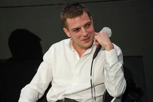 Actor Yoann Zimmer pictured during the closing ceremony of the FIFF Festival Internationale du Film Francophone de Namur , Friday 09 October 2020 in Namur. This year edition is special to respect the sanitary measures to fight the Covid-19 pandemy.  LAURIExDIEFFEMBACQ 05879795