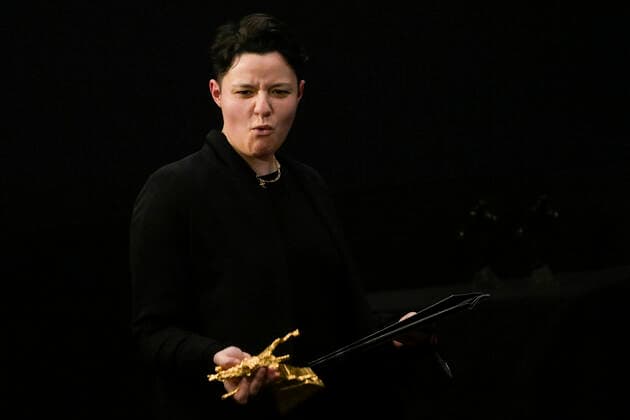 Entertainment Bilder des Tages Director Paloma Sermon-Dai pictured during the closing ceremony of the FIFF Festival Internationale du Film Francophone de Namur , Friday 09 October 2020 in Namur. This year edition is special to respect the sanitary measures to fight the Covid-19 pandemy.  LAURIExDIEFFEMBACQ 05879811