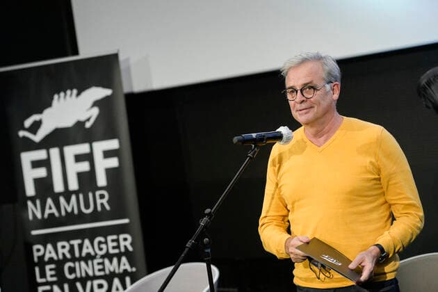 Director Albert Dupontel pictured during the closing ceremony of the FIFF Festival Internationale du Film Francophone de Namur , Friday 09 October 2020 in Namur. This year edition is special to respect the sanitary measures to fight the Covid-19 pandemy.  LAURIExDIEFFEMBACQ 2561568
