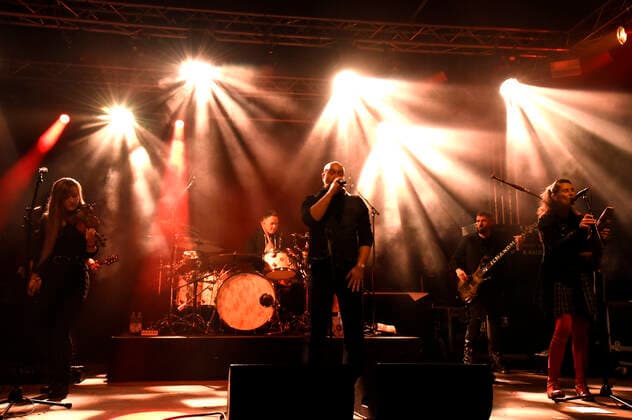 Schandmaul live at the Backstage Kultursommer in the city at the Backstage Arena Munich, 09 10 2020 Foto:xS.xAdamx xFuturexImage