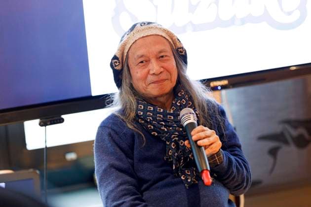 Damo Suzuki von Can auf der Electri-City-Conference 2020 im all and me hotel. Düsseldorf, 10.10.2020 *** Damo Suzuki from Can at the Electri City Conference 2020 in the all and me hotel Düsseldorf, 10 10 2020 Foto:xC.xHardtx xFuturexImage