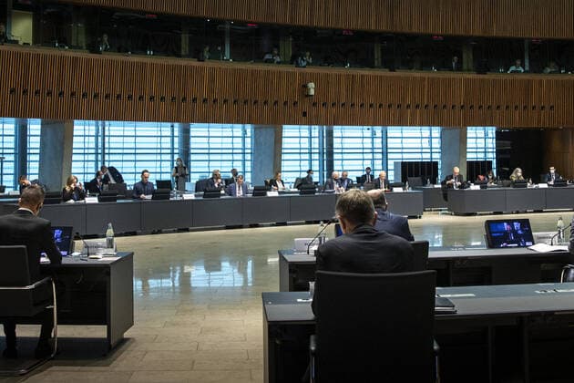 Federal Foreign Minister Heiko Maas, SPD, travels to Luxembourg to the Council for Foreign Relations Recorded here at a working meeting of foreign ministers in Luxembourg, 12 10 2020 Luxembourg Luxembourg Copyright: xJaninexSchmitz photothek.netx