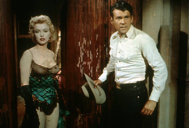 BUS STOP MARILYN MONROE, DON MURRAY Date: 1956  Mandatory credit line: Image courtesy Ronald Grant Mary Evans C20TH FOX TWENTIETH CENTURY FOX
