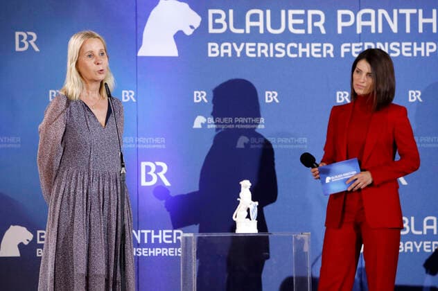 Katrin Bühlig and Sandra Rieß at the presentation of the 32 Bavarian Television Award 2020 at the Munich Residence Munich Munich, 14 10 2020 Foto:xD.xBedrosianx xFuturexImage