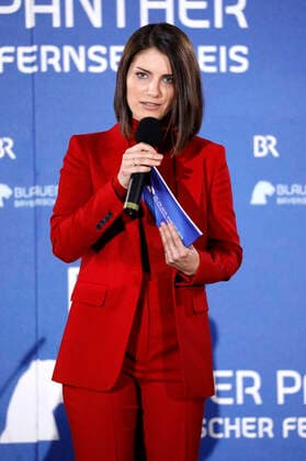 Sandra Rieß at the presentation of the 32 Bavarian Television Award 2020 in the Munich Residence Munich Munich, 14 10 2020 Foto:xD.xBedrosianx xFuturexImage