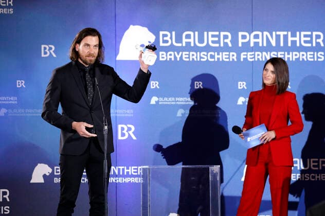Christian Klandt and Sandra Rieß at the presentation of the 32 Bavarian Television Award 2020 in the Munich Residence Munich Munich, 14 10 2020 Foto:xD.xBedrosianx xFuturexImage