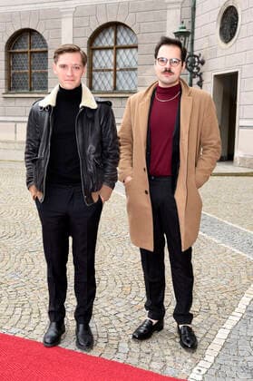 Jonas Nay and David Grabowski at the presentation of the 32 Bavarian Television Award 2020 at the Munich Residence Munich Munich, 14 10 2020 Foto:xS.xAdamx xFuturexImage