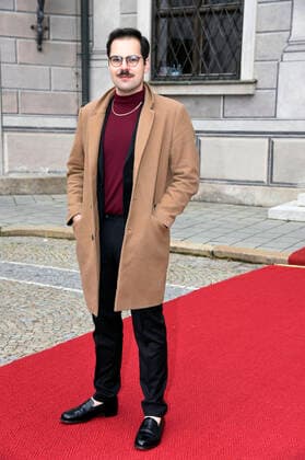David Grabowski at the presentation of the 32 Bavarian Television Award 2020 at the Munich Residence Munich Munich, 14 10 2020 Foto:xS.xAdamx xFuturexImage