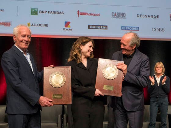 Jean-Pierre et luc Dardenne NEWS : Prix Lumiere 2020 - Salle 3000 - Lyon - 16 10 2020 SandrineThesillat Panoramic 
