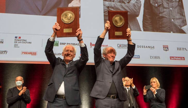 Jean-Pierre et luc Dardenne NEWS : Prix Lumiere 2020 - Salle 3000 - Lyon - 16 10 2020 SandrineThesillat Panoramic 