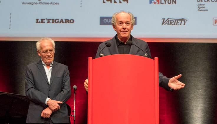 Jean-Pierre et luc Dardenne NEWS : Prix Lumiere 2020 - Salle 3000 - Lyon - 16 10 2020 SandrineThesillat Panoramic 