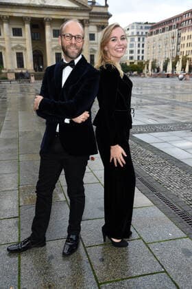 Pianist Jonathan Ware and opera singer Elsa Dreisig at OPUS Klassik 2020 at the Konzerthaus am Gendarmenmarkt in Berlin on 18 10 2020
