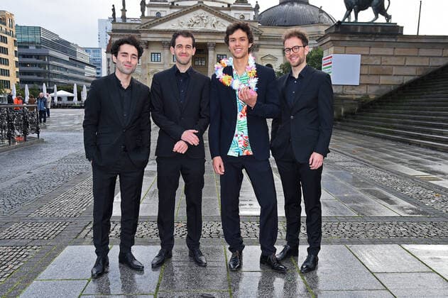 Vision String Quartet at OPUS Klassik 2020 at the Konzerthaus am Gendarmenmarkt in Berlin on 18 10 2020