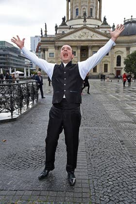 Opera singer and composer Daniel Behle at OPUS Klassik 2020 at the Konzerthaus am Gendarmenmarkt in Berlin on 18 10 2020
